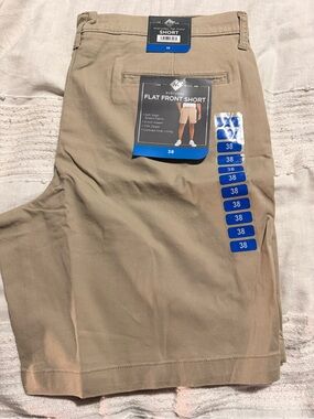 Everyday Flat Front Men's Shorts - Khaki